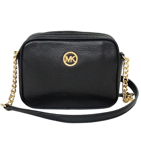 michael kors black purse small|michael kors small black crossbody.